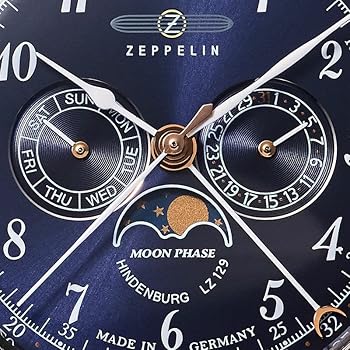 Zeppelin Moon Phase 時計 不動 Amazon | [ツェッペリン] 腕時計 HINDENBURG moonphase ムーン
